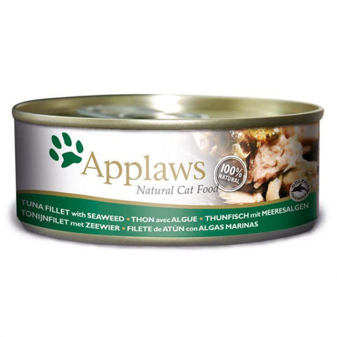 Applaws Cat Tuna with Seaweed (156g Tin) - Cat Food