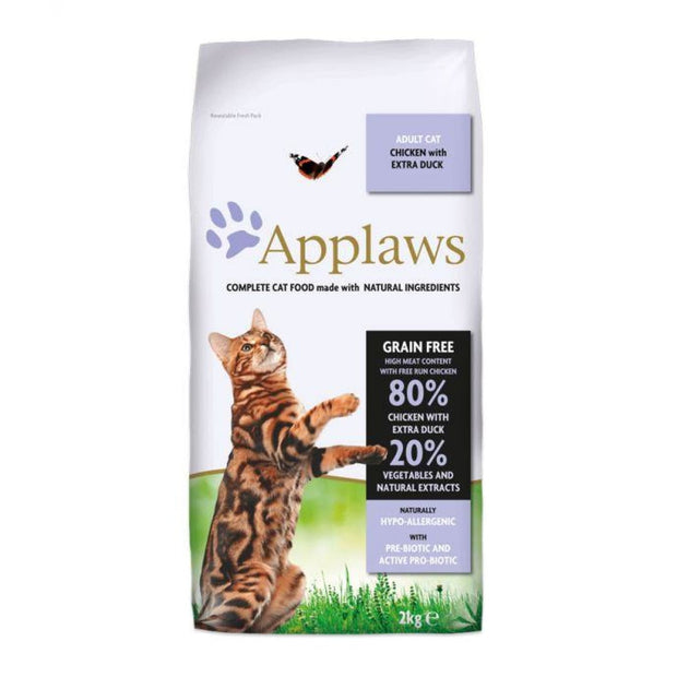 Applaws Dry Adult Cat - Chicken with Extra Duck 2kg - Cat 