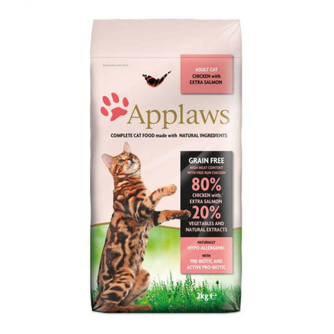 Applaws Dry Adult Cat - Chicken with Extra Salmon 2kg - Cat 