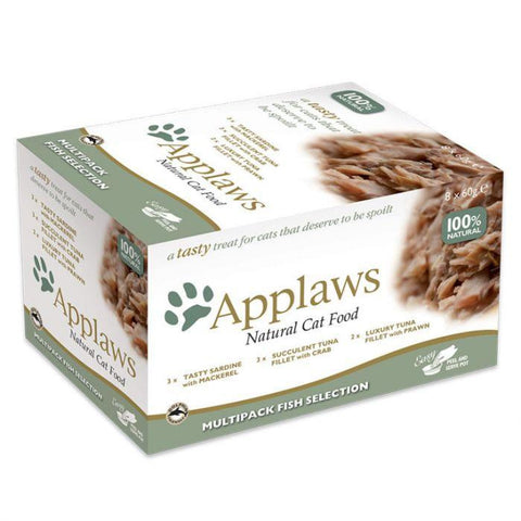 Applaws Easy-Peel Pots Fish Multipack (8 x 60g) - Cat Food