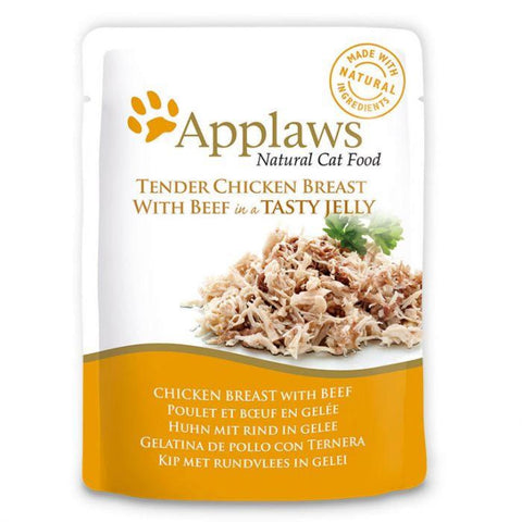 Applaws Jelly Pouch - Chicken with Beef (70g) - Cat Food