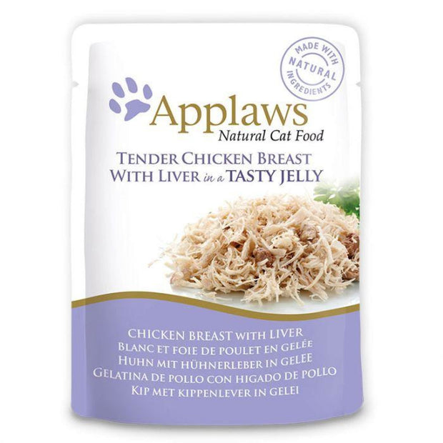Applaws Jelly Pouch - Chicken with Liver (70g) - Cat Food