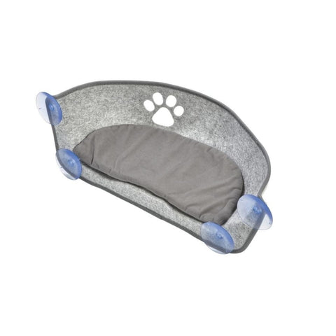 Balkan Hammock with Suction Cup - Grey - Cat Beds