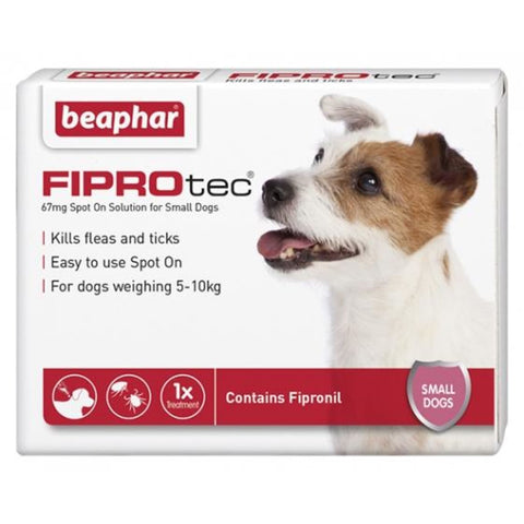 Beaphar FIPROtec for Small Dogs (4 pipettes) - Flea & Tick