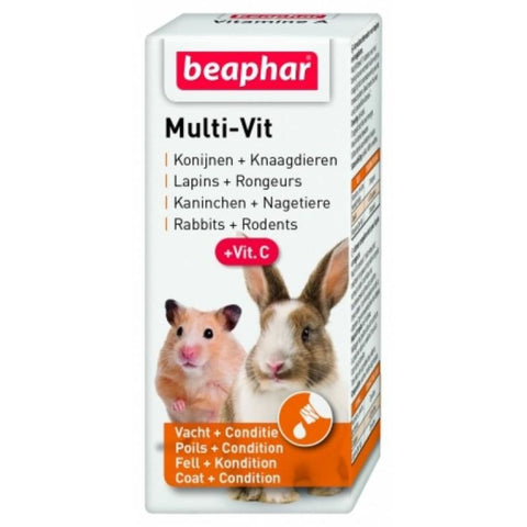 Beaphar Multivitamin Liquid for Small Animals - 20ml - Small