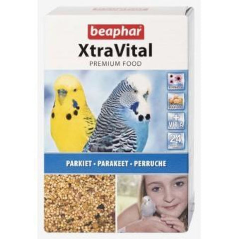 Beaphar XtraVital Parakeet Feed - 500g - Bird Food