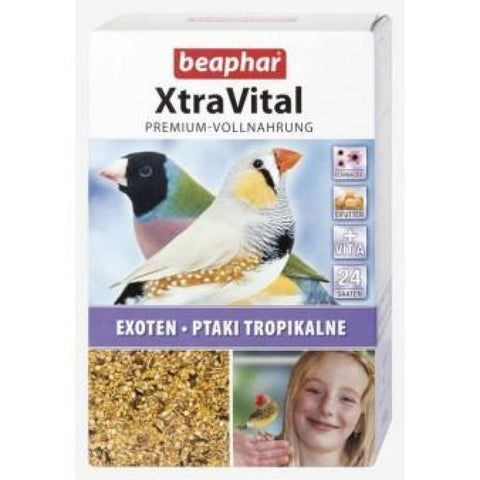 Beaphar XtraVital Tropical Bird Feed - 500g - Bird Food