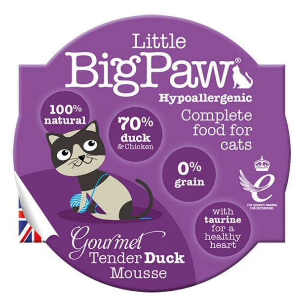 Little Big Paw Gourmet Duck Mousse 85g - Cat Food