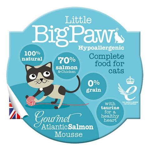 Little Big Paw Gourmet Salmon Mousse 85g - Cat Food