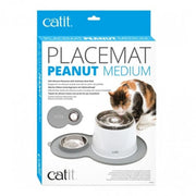 Catit Peanut Placemat - Grey - Cat Feeders & Bowls