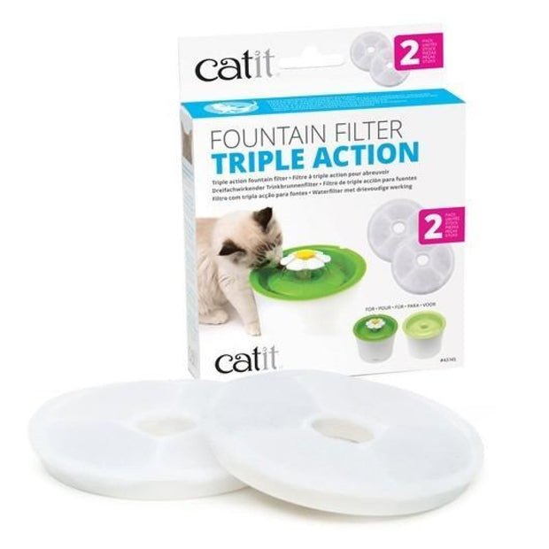 Catit 2.0 Triple Action Filters - Cat Feeders & Bowls