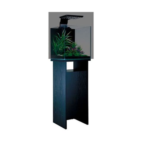 Dymax Black Wood Grain Cube Cabinet - Aquariums