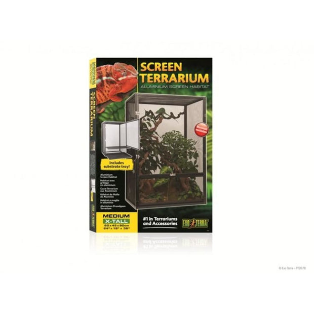 Exo Terra Screen Terrarium - Medium - Reptile Homes
