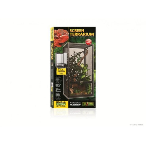 Exo Terra Screen Terrarium - Small/X-Tall - Reptile Homes