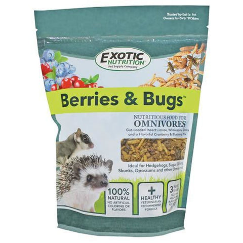 Exotic Nutrition Berries & Bugs Diet - Small Pet Food