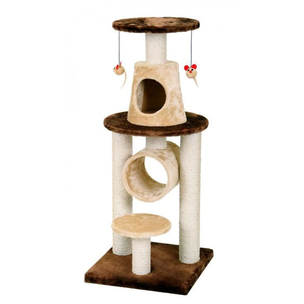 Fauna Bonalti Cat Play Tower Brown - Cat Toys