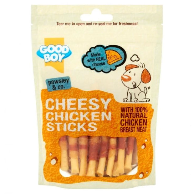 GoodBoy Cheesy Chicken Sticks - 80g - Dog Treats