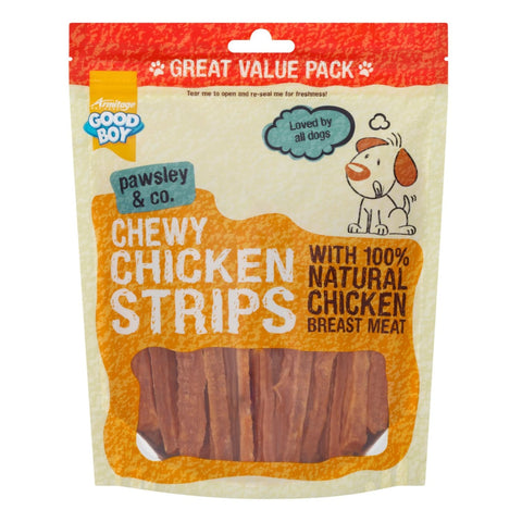 GoodBoy Chewy Chicken Strips Value Pack - 350g - Dog Treats