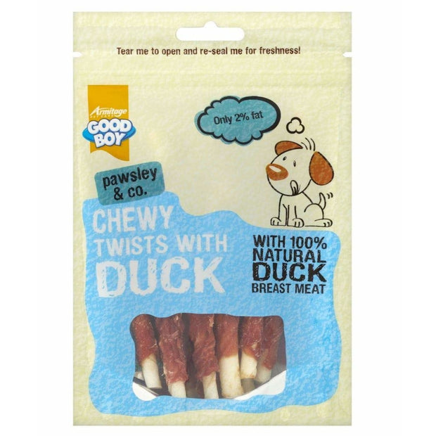 GoodBoy Chewy Duck Twists - Dog Treats