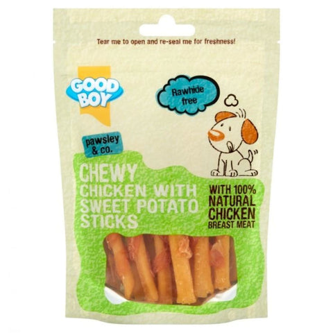 GoodBoy Chicken & Sweet Potato Sticks - 90g - Dog Treats