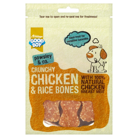 GoodBoy Crunchy Chicken & Rice Bones - Dog Treats