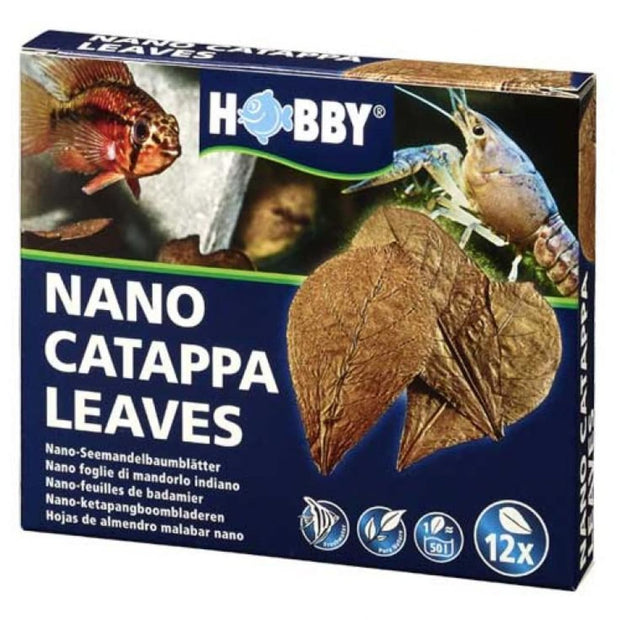 Hobby Nano Catappa Leaves (12 pcs) - Aquatic Accessories