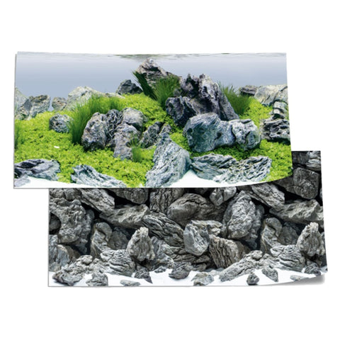 Juwel Poster - Rocks Aquascape - Aquarium Decor