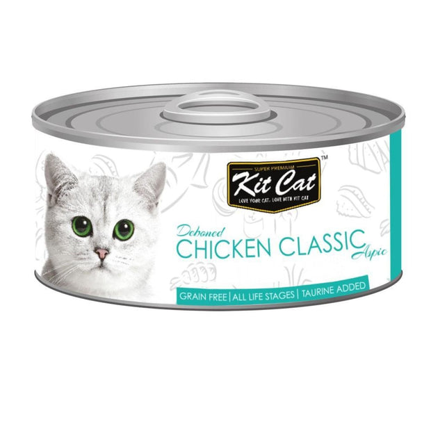 Kit Cat Super Premium Deboned Chicken Classic (80g) - Cat 