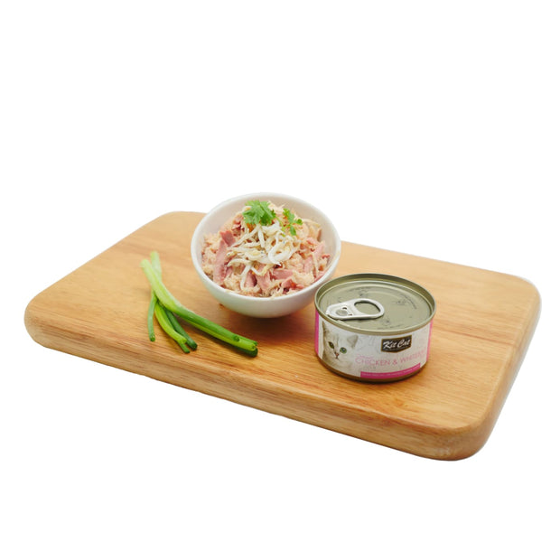 Kit Cat Super Premium Deboned Chicken with Whitebait (80g) -
