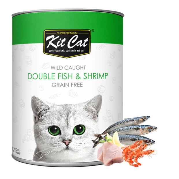 Kit Cat Wild Caught Double Fish & Shrimp Grain Free Loaf 
