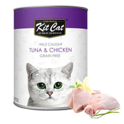 Kit Cat Wild Caught Tuna & Chicken Grain Free Loaf (400g) - 