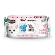 Kit Cat 5-in-1 Cat Wipes - Cat Health & Grooming