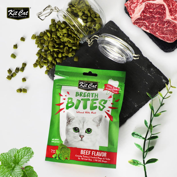 KitCat Breath Bites - Beef - Cat Treats