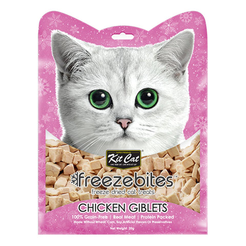 KitCat Freezebites Chicken Giblets Treats (20g) - Cat Treats