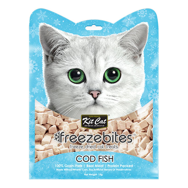 KitCat Freezebites CodFish Treats (15g) - Cat Treats
