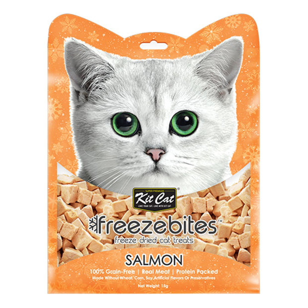 KitCat Freezebites Salmon Treats (15g) - Cat Treats