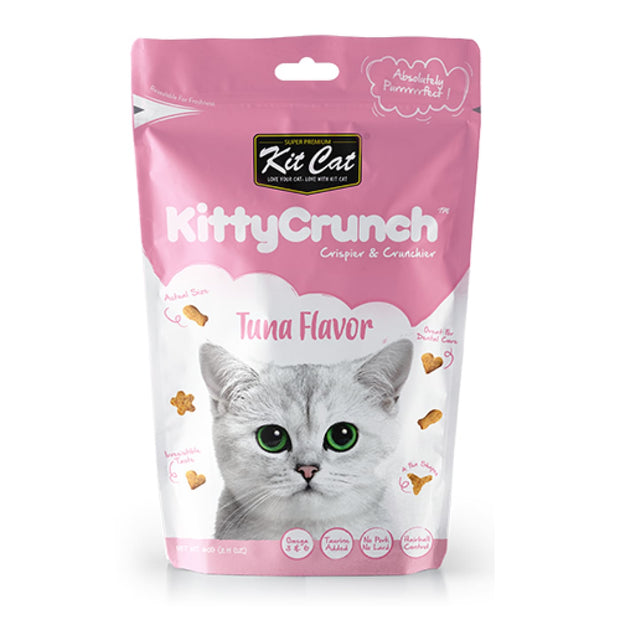 KitCat KittyCrunch Crunchy Cat Treats - Tuna (60g) - Cat 
