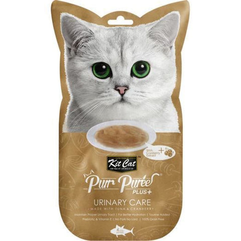 KitCat Purr Puree Plus+ Tuna & Cranberry for Urinary Care - 