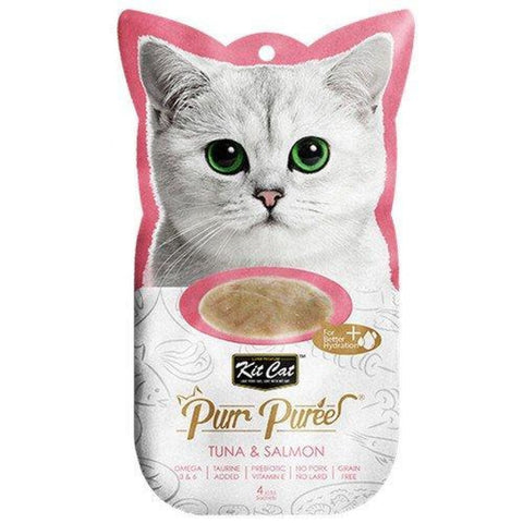 KitCat Purr Puree Tuna & Salmon Puree - Cat Treats