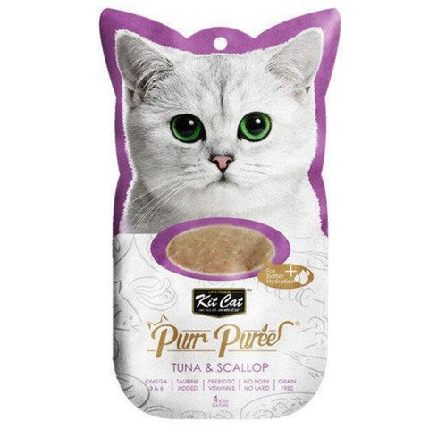 KitCat Purr Puree Tuna & Scallop Puree - Cat Treats