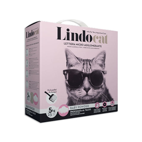 LindoCat Clumping Litter Baby Powder - Litter & Hygeine