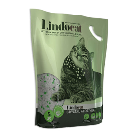 LindoCat SilicaGel Crystal Cat Litter Aloe Vera - Litter & 