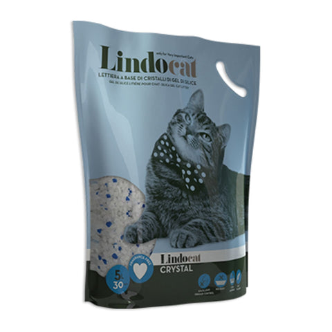 LindoCat SilicaGel Crystal Cat Litter Unscented - Litter & 
