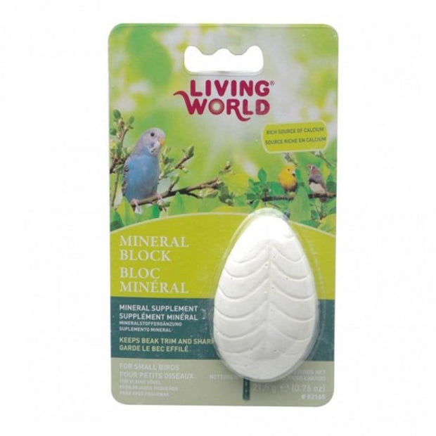 Living World Bird Mineral Block - Bird Health & Hygeine