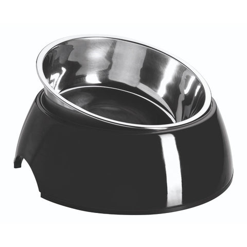 Melamine Feeding Bowl - Black - Dog Bowls & Feeders