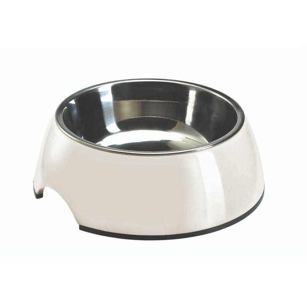 Melamine Feeding Bowl - White - Dog Bowls & Feeders