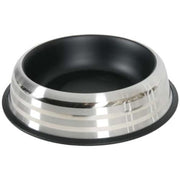 Merenda Stainless Non-Slip Bowl (225ml) - Black - Dog Bowls 