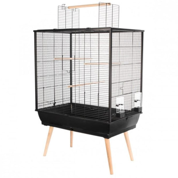 Neo Large Bird Cage by Zolux - Black - Bird Cages & Homes