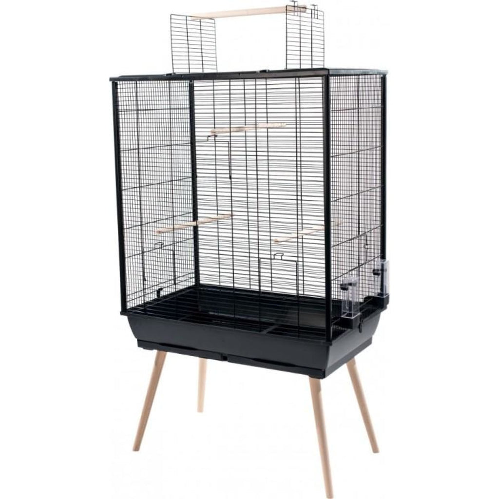  Zolux Neo Jili Bird Cage 78 x 47.5 x 112 cm Black : Pet  Supplies