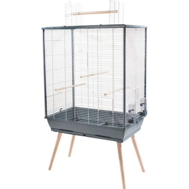 Neo XL Bird Cage by Zolux - Grey - Bird Cages & Homes